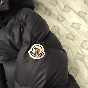 Moncler Kids snowsuit - navy blue